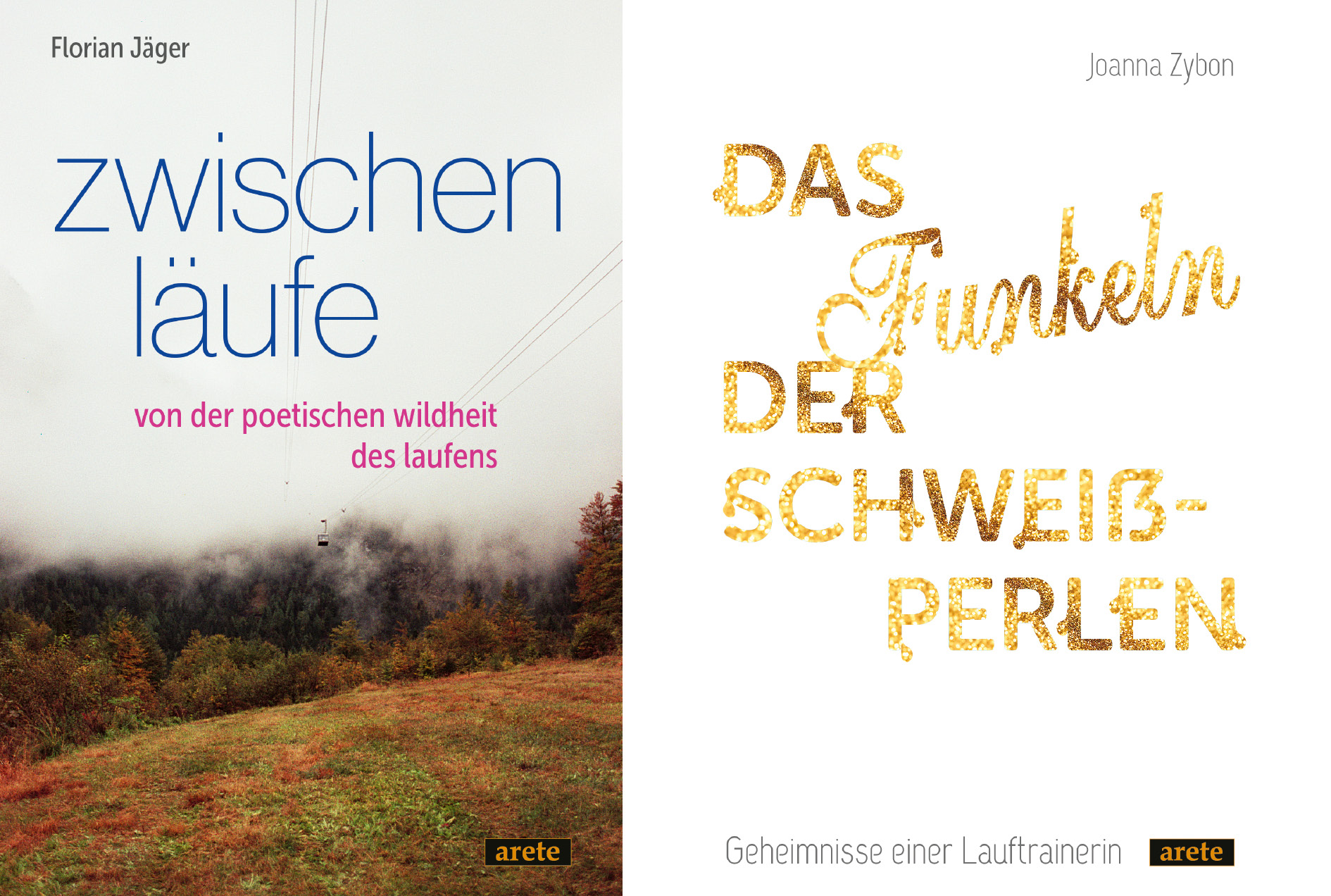 Laufbücher aus dem Arete verlag