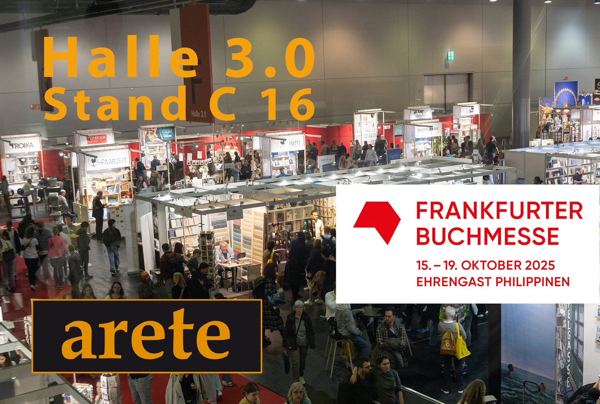 Arete Verlag auf der Frankfurter Buchmesse 2025