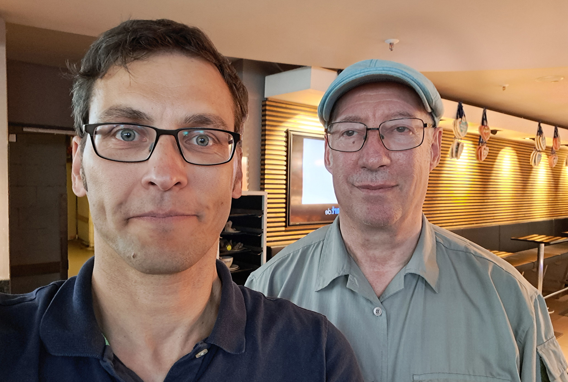 Peer Pawelczyk und Hans-Peter Hock die Autoren der Fußballlheimat Sachsen
